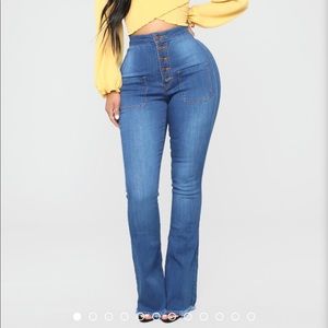 Bell bottom jeans